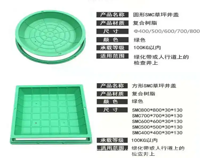 高邮树脂复合种植井盖展示